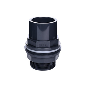Conector de Agua para Acuario de PVC, Conexión Recta con Rosca Interna y Externa, Fácil Operación, Nivel 1 - Product Image 1