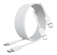 Cable de Carga Rápida USB-C a Tipo-C de 60W con Trenzado de Nailon y Conductor de Cobre Puro para Computadoras IOS, Cámaras y Teléfonos Móviles