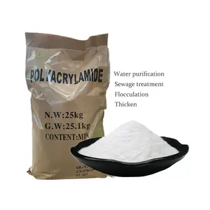 Polyacrylamide non ionique anionique cationique du floculant PAM de polymère pour le floculant chimique PAM de traitement des eaux résiduaires de fabrication de papier