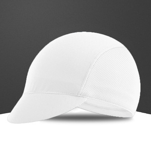Gorra de Ciclismo Jump, Blanca, de Spandex y Lycra, Color Sólido, Protección Solar, Gorra Deportiva - Product Image 1