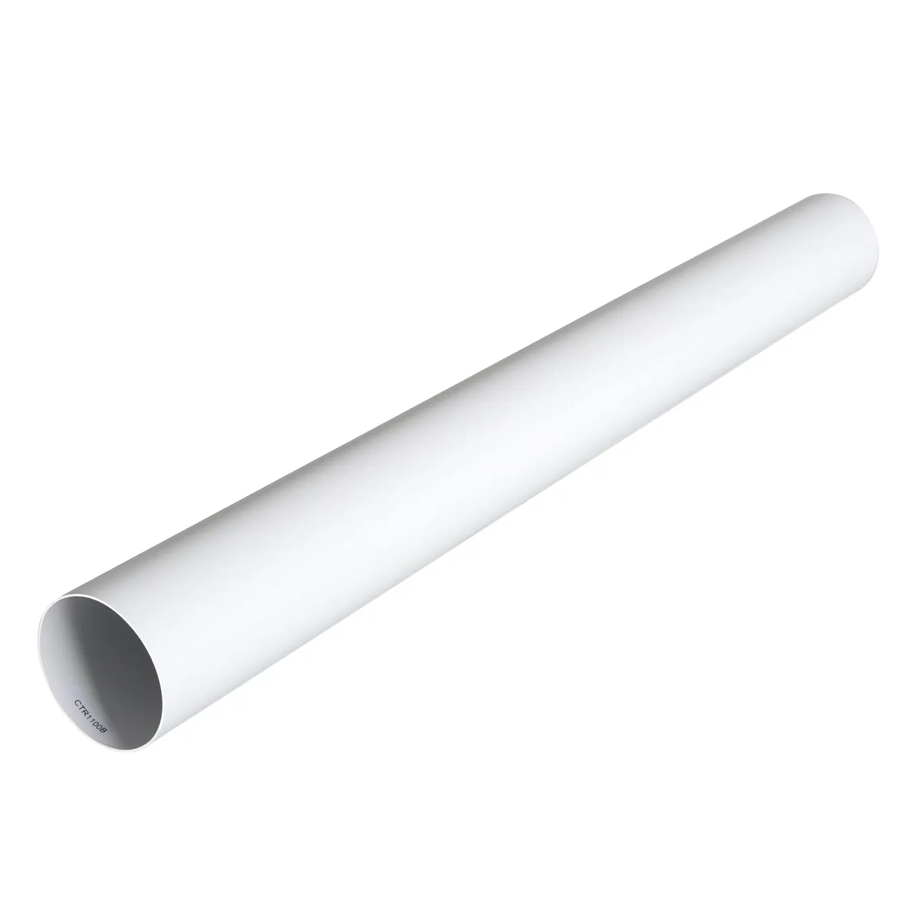 PVC Plastic HVAC Systems Parts Tube Round Pipe For Duct Ventilation For Apartment Villa Kitchen