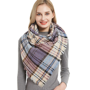 Cuadros pañuelos mantener caliente suave chal de imitación de invierno de Cachemira bufanda para mujer elegante tallit Venta caliente venta al por mayor más nuevo - Product Image 1