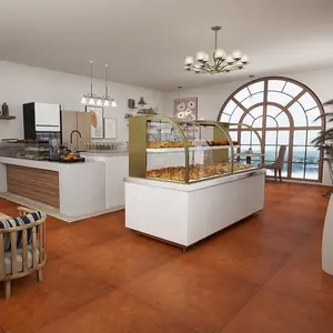 High Quality 800x800mm gradient yellow design porcelain rustic tiles matte finish for resort room garden outdoor floor
