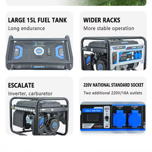 Chuyên nghiệp 3kW 6.5kw 7500W 8000W 9000W Máy phát điện/động cơ xăng xách tay Xăng 10KW Máy phát điện cho nhà - Product Image 5