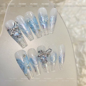 TSZS Ultra-mince ongles irrégulier Art paillettes rêveur Aurora glace scories ongles paillettes holographique sirène Nail Art paillettes - Product Image 5