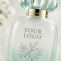 Collection de parfums de luxe, flacon en verre vert givré, parfum longue durée, qualité de designer originale, brume aromatique OEM ODM