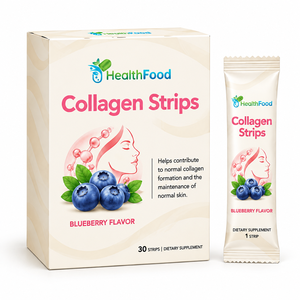 Bandes de collagène personnalisées OEM/ODM pour adultes : Améliore l'élasticité et l'hydratation de la peau pour une routine de bien-être – Complément alimentaire - Product Image 1