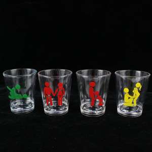 Jeu de verres à Shot en plastique, emballage fixable pour le whisky, <span class=keywords><strong>Tequila</strong></span>, Vodka et bricolage, Standard 1.5 once - Product Image 5