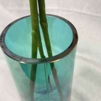 Botol Bunga Anggrek Buatan Dekorasi Rumah, Botol Kaca Anggrek Imitasi untuk Pernikahan, Dekorasi Rumah, Pabrik, Bunga Buatan, Bunga Anggrek Imitasi