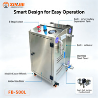 Séparateur pneumatique flottant huile-eau, purificateur de liquide de refroidissement industriel pour centre d'usinage CNC, machine de récupération d'huile sans résidus
