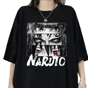 2023 Wholesale Loose Manga Anime Oversized Plus Size Alt Emo Grunge Y2K Pastel Goth T Shirts For Women