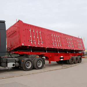 Semi-remorque fourgon sec Fengniao 3 essieux 45 pieds 53 pieds, caisse en acier, capacité de charge 1001-2000 kg pour le transport de marchandises en vrac - Product Image 2