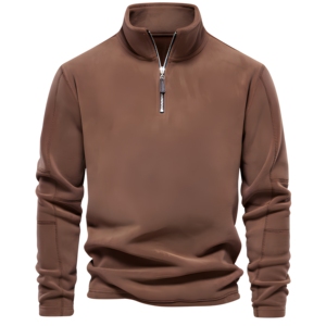 Sudadera de forro polar con cuello alto y cremallera de un cuarto, con opciones de color personalizadas para marcas minoristas estadounidenses - Product Image 1