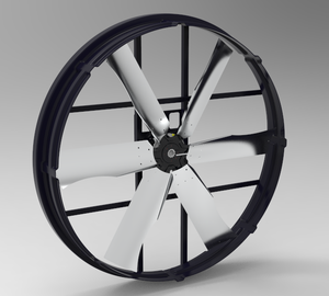 78'' Ventilation <b>Fans</b> EC <b>Motor</b> Commercial Cooling <b>Fan</b> for Workshop and Public Area Wall Mounted Panel <b>Fan</b> - Product Image 4