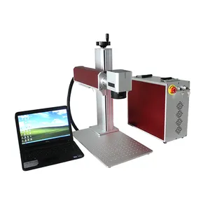 Top Offer Fiber Laser Marking Machine 30W-50W CO2 Automatic Print Pattern Supported for PET and Paint on Metal Surfaces