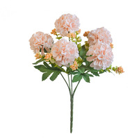 Produsen Cina, Bunga Hydrangea Buatan 5 Tangkai Gaya Nordik untuk Dekorasi Pernikahan, Rumah, dan Perlengkapan Fotografi