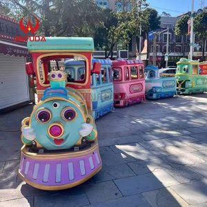 <span class=keywords><strong>Train</strong></span> électrique durable sans rails pour les fêtes foraines et la location d'attractions - Product Image 1