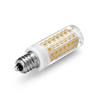 Ampoule LED CE RoHS SMD 2835 E12/E14/E17/B22, AC 120/230V 5W, utilisation résidentielle, matériau céramique+PC, mini lampe pour chambre à coucher, ampoules LED