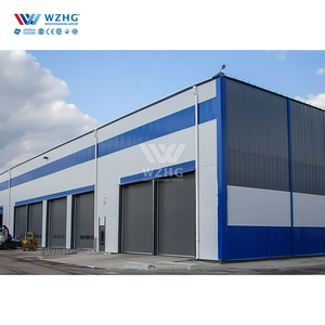 Structure en acier Entrepôts Types de cadres Chine Bâtiment Fondation Fournisseurs Plan Usine Hall Fabricants - Product Image 1