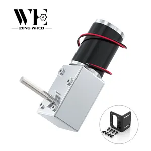 5882-50zy Turbine Worm Reductie Motor 12V/24V Hoog Koppel Instelbare Snelheid Vooruit En Achteruit Geborsteld Motor