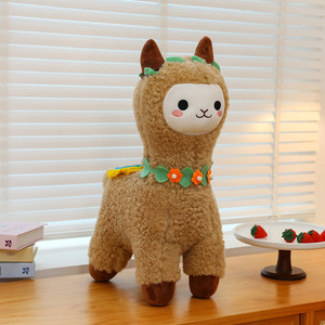 Muñeco de Peluche de Alpaca Suave y Adorable, Juguete de Peluche Personalizado, Animales de Peluche Rellenos de Algodón PP, Juguetes de Peluche Navideños para Niños, Muñecos de Peluche al por Mayor - Product Image 4