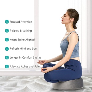 Cuscino Zafu per cuscini lombari Yoga e cuscini sedili personalizzabili eco-friendly con carene di grano saraceno riempite - Product Image 5