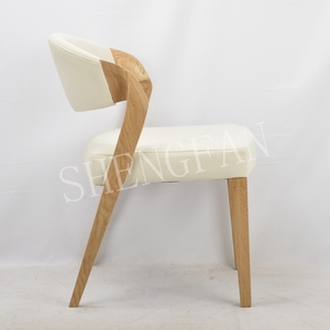 <span class=keywords><strong>Sedie</strong></span> da Pranzo in Legno Stile Nordico, Design Classico e alla Moda, Imbottite, Forma Elegante, Finitura Raffinata, per Casa, Caffetteria e Spiaggia - Product Image 4