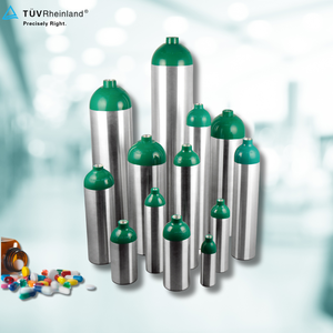 Cilindro de Oxígeno Médico Portátil ZX TPED de 0.5L, Tanque de Aluminio de 200 bar, Modelos de Venta Directa de Fábrica ME ML6 M6 M22 <span class=keywords><strong>M60</strong></span> M90 - Product Image 1