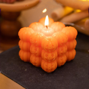 WELLNESS Hallowmas Design Decor <strong>Candles</strong> Handmade <strong>Skull</strong> Pumpkin Magic Cube Bubble Natura Essential Oils Soy Wax Scented <strong>Candles</strong> - Product Image 2