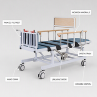 Table inclinable électrique manuelle, lit de rééducation, lit d'entraînement pour hémiplégie, cadre de position debout pour patients paralysés