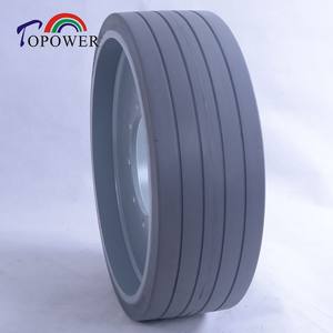 ยางล้อแพลตฟอร์มลิฟท์ ขนาด 10x3 แบบตัน สำหรับ GR 12 GR 15 GR 20 Genie 57998 GS 1530 1532 1930 1932 12x4.5 105122 GS 2046 2632 2646 3232 - Product Image 3