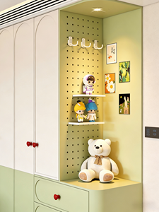 Petite Armoire De Rangement Pour Bébé En <span class=keywords><strong>Bois</strong></span> Avec Coins Arrondis Et Peinture Non Toxique Pour Chambre D'Enfant - Product Image 5