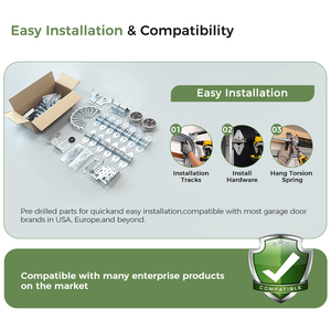 Kit <span class=keywords><strong>de</strong></span> quincaillerie <span class=keywords><strong>pour</strong></span> <span class=keywords><strong>porte</strong></span> <span class=keywords><strong>de</strong></span> <span class=keywords><strong>garage</strong></span> CHI <span class=keywords><strong>pour</strong></span> <span class=keywords><strong>porte</strong></span> <span class=keywords><strong>de</strong></span> <span class=keywords><strong>garage</strong></span> <span class=keywords><strong>sectionnelle</strong></span> verticale - Product Image 3