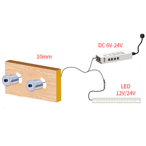 12V 24V IR/PIR chuyển động cảm biến chuyển đổi khách sạn Closet ánh sáng nhà bếp tủ quần áo phần cứng Led tủ cảm ứng cửa cảm biến chuyển đổi - Product Image 5