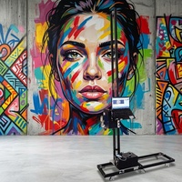 Industriel gros extérieur murales à grande échelle texturé Portable automatisé Smart 3d Wall Pen imprimante Robot