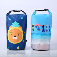Sac à dos de rangement à sec personnalisé léger et étanche pour le voyage, le camping et la plage.