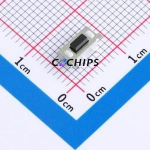 BX-TS-26-3635TT Tactile Switch SMD,3x6mm Switch Single Pole Single Throw Rectangle Button Vertical Mount 3mm - Product Image 1