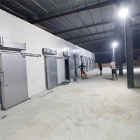 Nouveau projet -25 ℃   Chambre froide avec isolation en PU, système de réfrigération fonctionnant automatiquement