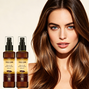 YOGI CARE Spray Nutritivo para el Cabello con Aceite de Argán de Marruecos 100ml, Spray para el Cuidado del Cabello Seco y Encrespado - Product Image 1