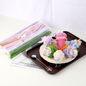 ชุดงานฝีมือเด็กสมัยใหม่ DIY ชุดอุปกรณ์ศิลปะจากเชลล์สเต็ม  ท่อโพลีเอสเตอร์สำหรับทำของตกแต่งไอศกรีม ของประดับงานปาร์ตี้วันเกิด - Product Image 2