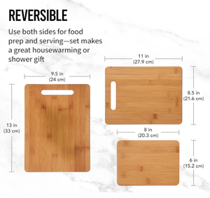 Meilleures ventes : Ensemble de planches à découper <span class=keywords><strong>en</strong></span> bambou avec poignée, planches à découper pour légumes, pour une utilisation <span class=keywords><strong>en</strong></span> cuisine - Product Image 3