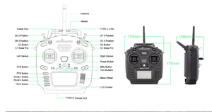 Radiomaster TX12 MK II elrs đa mô-đun kỹ thuật số tỷ lệ hệ thống vô tuyến <span class=keywords><strong>transmitter</strong></span> cho <span class=keywords><strong>RC</strong></span> Drone <span class=keywords><strong>mini</strong></span> 4k Phụ kiện từ xa - Product Image 6