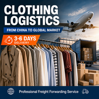 Vêtements fabriqués en Chine pour la vente mondiale via le service d'expédition de fret, Amazon FBA, expédition express, assurance, livraison en 3 à 6 jours