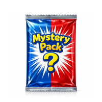 Conception personnalisée de sachets en mylar thermoscellés avec dos laminé métallisé en feuille imprimée pour l'emballage des pochettes de cartes de jeu