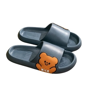 2023 Light Weight Anti-slip Women Flat <strong>Cheap</strong> <strong>Sandals</strong> Soft Thick Sole House Slides Pure Color Indoor Eva Slippers - Product Image 5