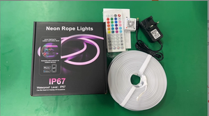 Dc24v RGB Neon Âm Nhạc Đồng Bộ <span class=keywords><strong>LED</strong></span> Ánh Sáng Chuỗi Thay Đổi Màu Sắc Ứng Dụng Điều Khiển Từ Xa Phòng Ngủ Home Party Không Thấm Nước Linh Hoạt - Product Image 6