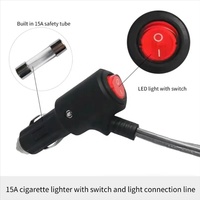 Câble d'alimentation CC Starlink Mini de Source Factory, 12-24V, USB C, prise allume-cigare, câble mâle CC, câble de données