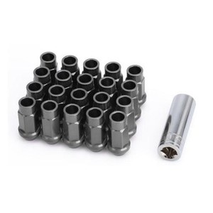 Lug Nuts 48mm Aluminum Alloy M12x1.5 19mm Across <b>Flats</b> For Toyota Car Modification - Product Image 1