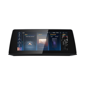 STWEI ID8 จอแอนดรอยด์ 15 สำหรับรถยนต์ รองรับบลูทูธ Carplay สำหรับรถยนต์ BMW ซีรีส์ 3 E90 E91 ซีรีส์ 5 E60 E61 เครื่องเล่นวิดีโอ จอภาพ มัลติมีเดียกลาง - Product Image 1