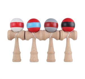 Jouet Kendama en bois de hêtre écologique, logo personnalisé, forme de dessin animé, balle d'adresse pour enfants, jeu éducatif en plein air - Product Image 1